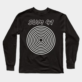 Sum 41 / Circle Vintage Style Long Sleeve T-Shirt